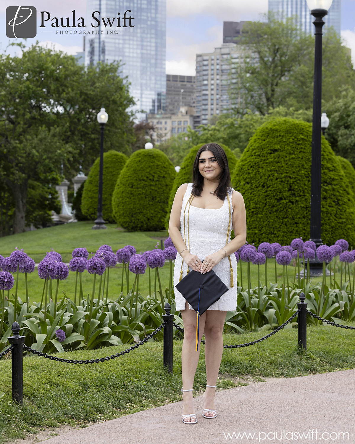 boston college graduation portrait session