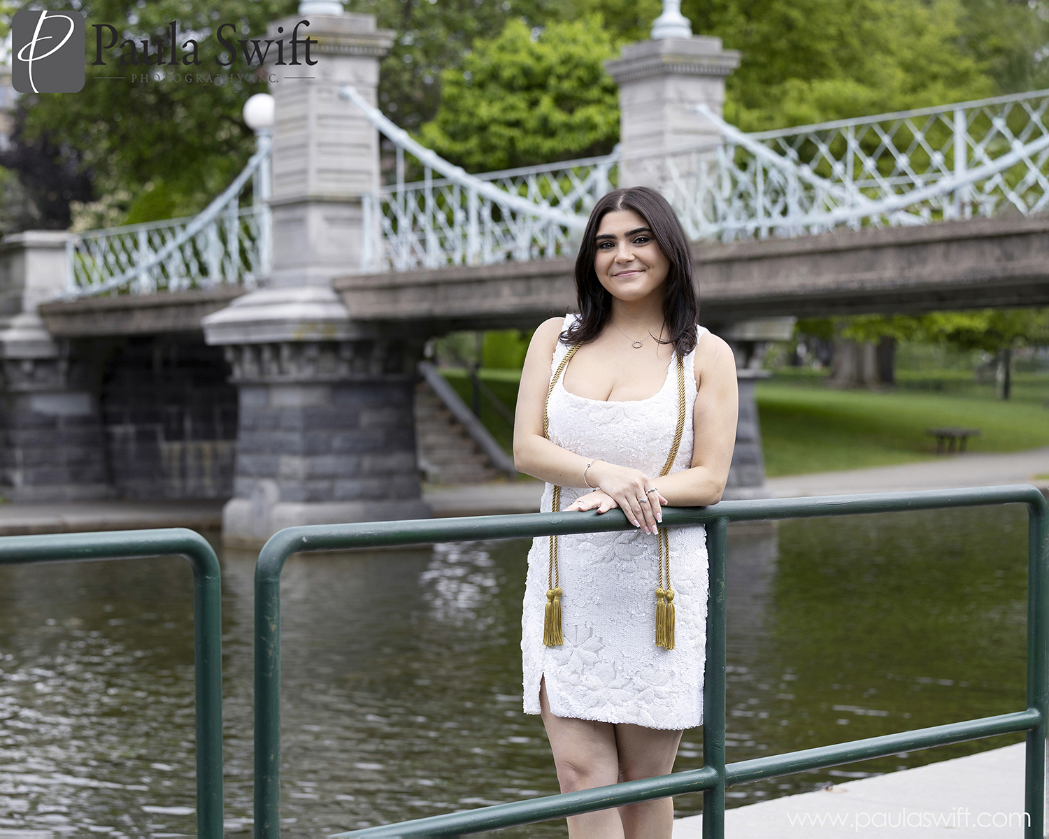 stylish boston graduation portrait