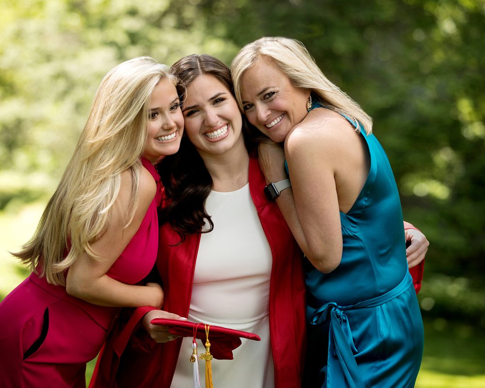 wellesley high school senior celebration portrait