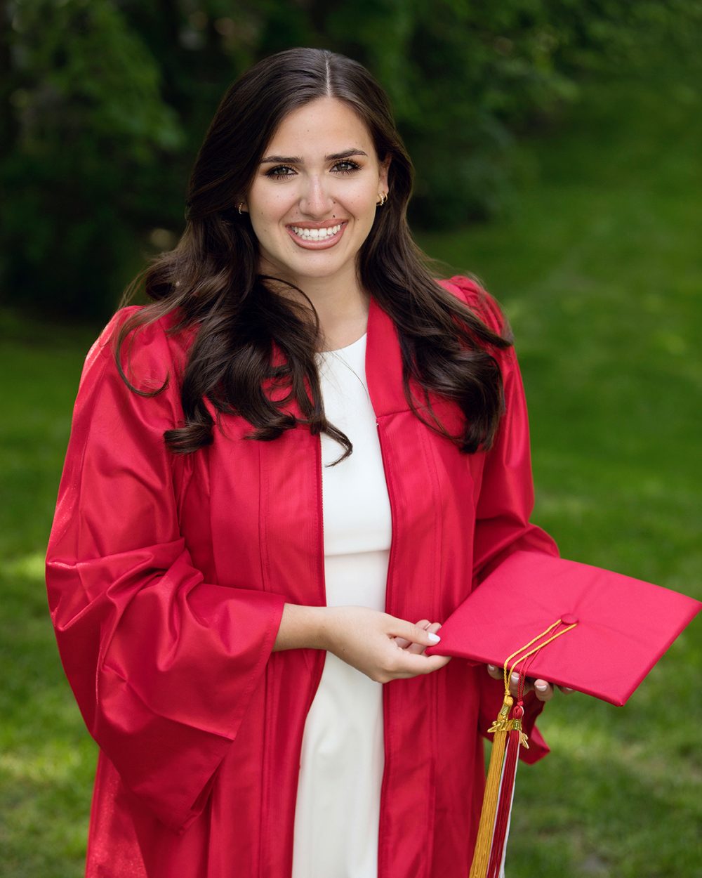 wellesley high school senior graduation portrait
