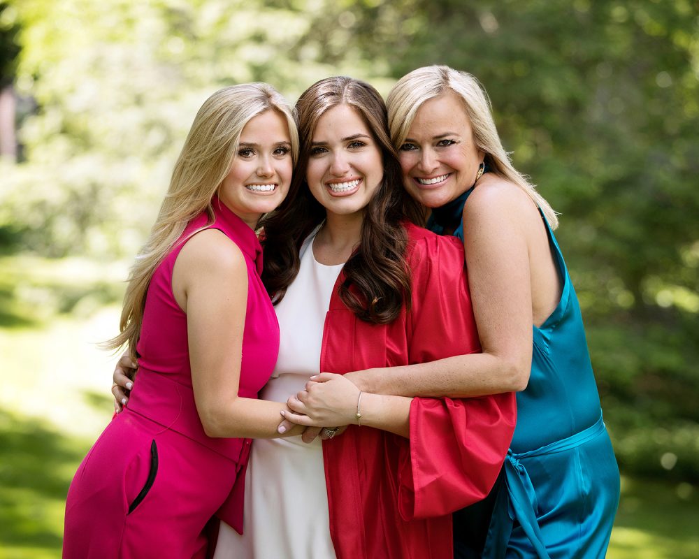 wellesley ma senior family portrait session