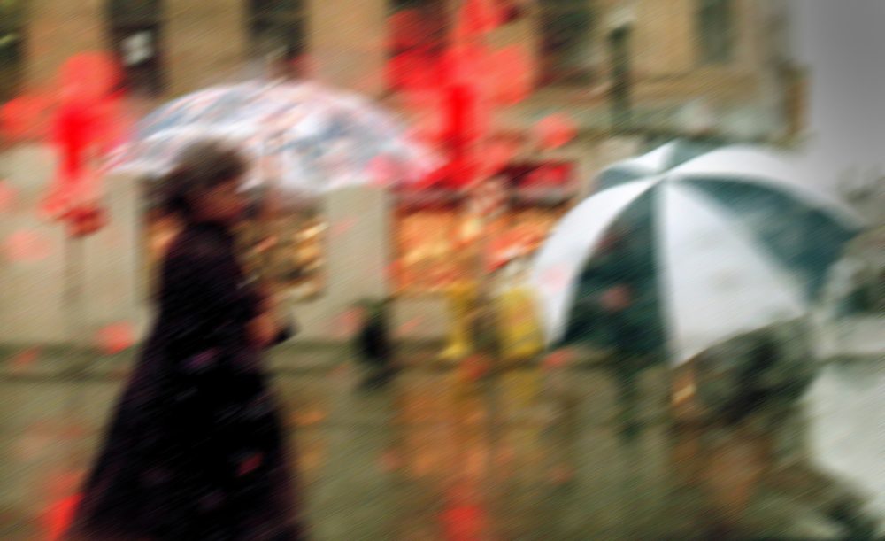 rainy day blur