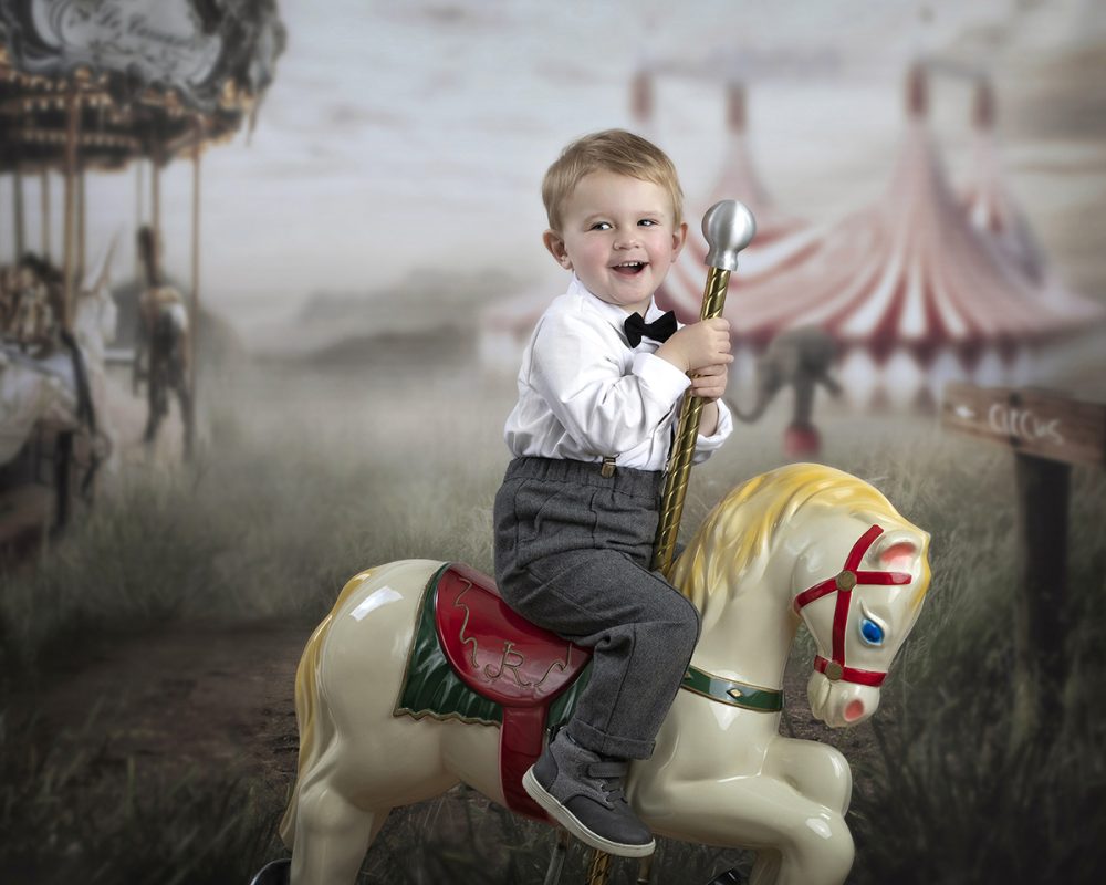 children photographer sudbury ma carnival studio mini session boy